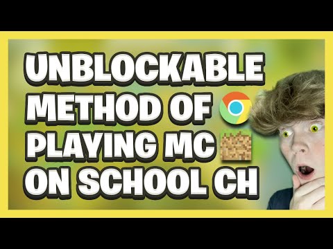 UNBLOCKABLE METHOD OF PLAYING MINECRAFT ON SCHOOL CHROMEBOOK!