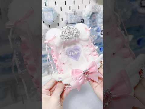 おみみのリボンがかわいい🧸🎀ふわふわトレカケース⟡.·#ハンドメイド