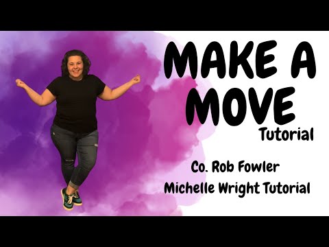 Make a move line dance tutorial Beginner choreography by Rob Fowler