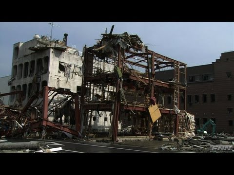 大きな被害を受けた女川町［震災3日目］