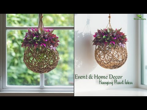 Home Decor & Event Plants iDEAS: Refresh Your Home with Hanging Nest Plants Year-Round//GREEN PLANTS