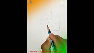 Happy Republic || 26 January Special Drawing || Indian Flag Drawing || Republic Day Drawing || 🇮🇳🇮🇳