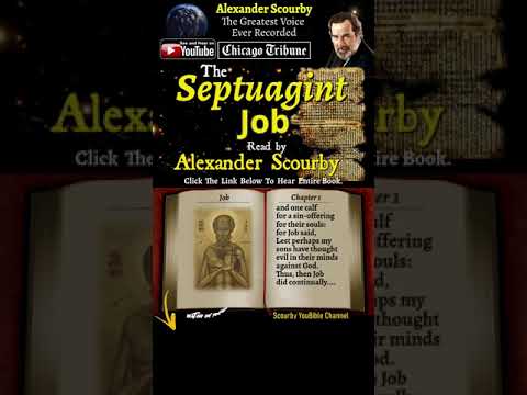 18 - Book of Job- The Septuagint - By Alexander Scourby | Audio and Text  #youtubeshorts