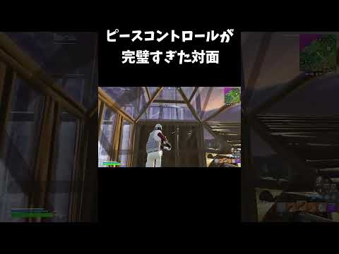 ピースコントロールが完璧すぎた対面【フォートナイト/FORTNITE】