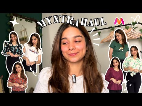 Huge Myntra Affordable Tops Haul 🎀 || Starting 199/- 😱 || Tanisha Madhok #myntrahaul #myntratops