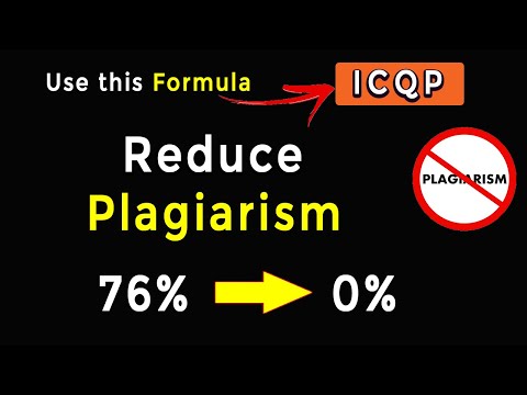 How to Reduce Plagiarism II Simple Steps to Follow I How to Remove Plagiarism II My Research Support