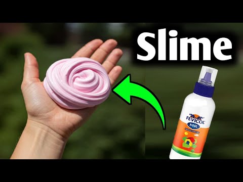 Slime kaise banate hain / How to make slime/ Easy slime/ Ghar par slime kaise banaye/ Homemade slime