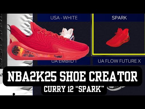 CURRY 12 SPARK NBA2K25 SHOE CREATOR