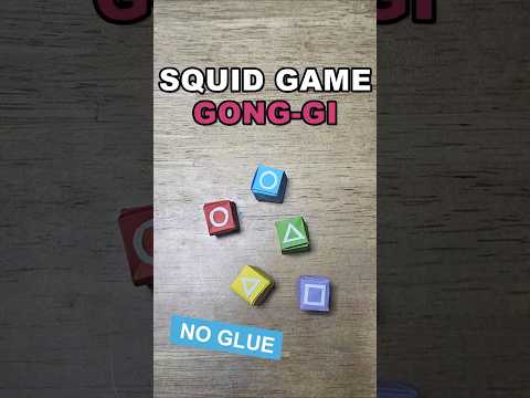 How to make origami Gong-gi  | Squid Game | Korean Mini-Game number three.