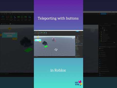 ￼ Learn to teleport with the buttons in Roblox ￼