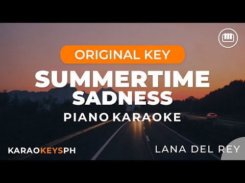 Summertime Sadness - Lana Del Rey (Piano Karaoke)