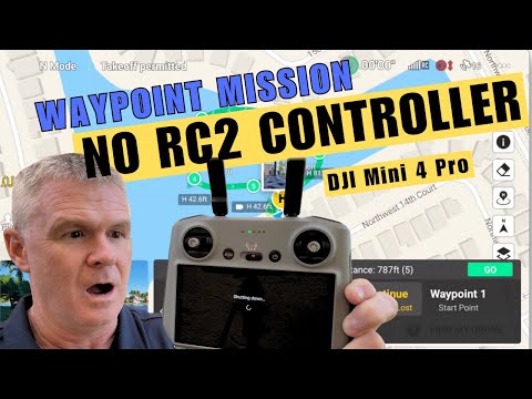 DJI Mini 4 Pro Waypoints with No Controller