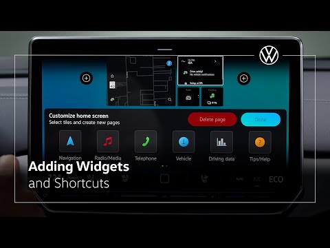 Adding Widgets and Shortcuts