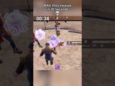 MAX SHOCKWAVES in 30 Seconds in Fortnite Season 2😳 (Chapter 6) #fortnite #foryou #shortsfeed #fyp