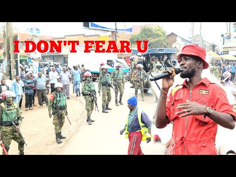 I NOLONGER FEAR U, BOBI WINE OPENLY PROVED TO JAT AND MILITARY #trending #bobiwine