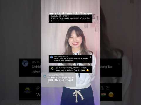 #comment my stupid heart song #Makeup dance Challenge | leeyoonha #shorts