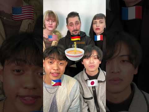 世界各国の食べ物の発音比べてみた！ #shorts