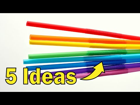 5 AMAZING!! Drinking Straw Crafts | Life Hacks | @CraftStack