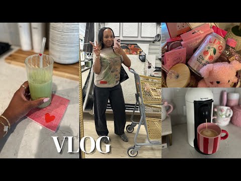 VLOG| it's the little things... ikea & homegoods run, valentine's baskets, nail appt & more