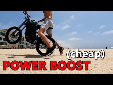 Sur Ron top speed BOOST with CHEAP chain upgrade (more range too)