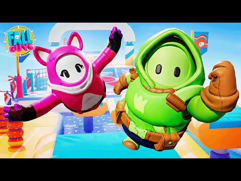 Peabody & his Sister Become FALL GUYS.. Fortnite Fall Guys ORIGIN STORY