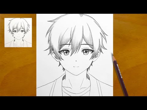 How to Draw an Anime Boy Step by Step || Easy Anime Sketch || Pencil Art for Beginners