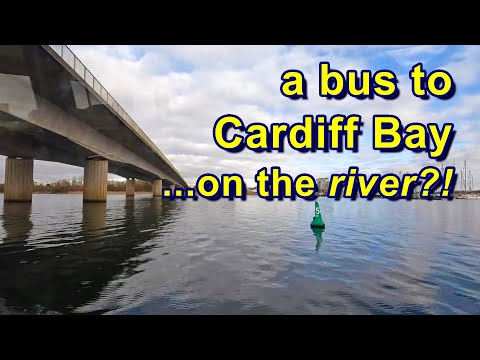 Cardiff Bay... by bus, er, boat!