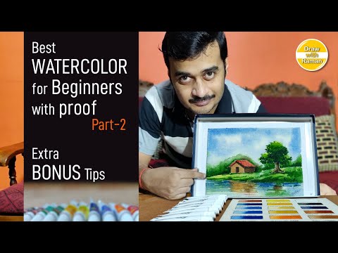 Best watercolor for beginners with proof | Affordable watercolor (Part2)