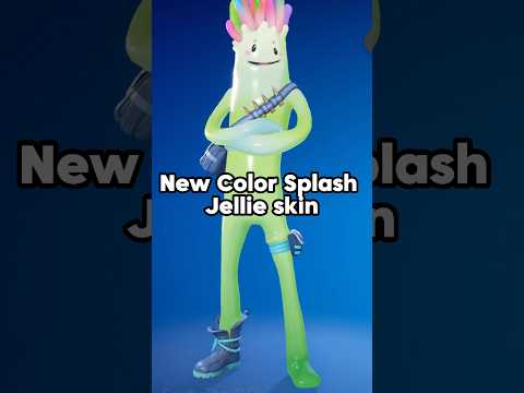 NEW Color Splash Jellie Skin #ad #fortnite #fortniteclips #gaming