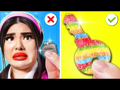 8 Fun DIY School Hacks & Crazy Situations! Amazing Back to School Ideas & Supplies by Crafty Hacks