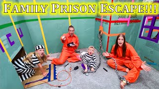 Family Box Fort Prison Escape!!! 1 Hour Compilation