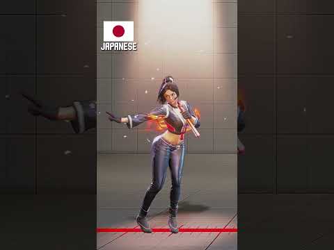 (ENG vs JPN) Mai Taunts #streetfighter #streetfighter6 #スト6 #sf6 #mai #maishiranui