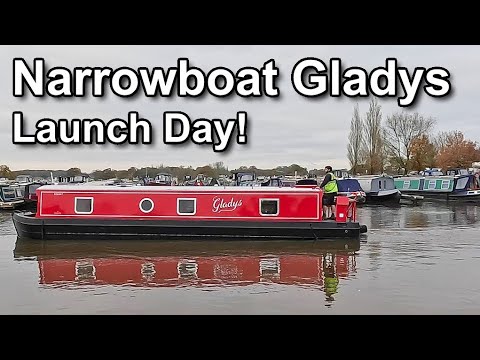 Narrowboat Launch Day! 15th November 2024