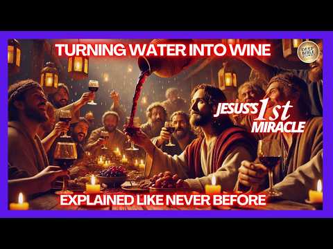 WATER Into WINE! Jesus's Amazing FIRST Miracle Explained