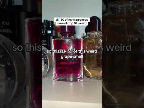 Every cologne in my collection ranked (top 10 worst) #cologne #fragrance #perfume