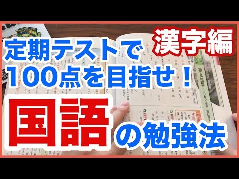 【国語の勉強法】定期テストで100点を目指せ！漢字で満点？当たり前っしょ【漢字編】