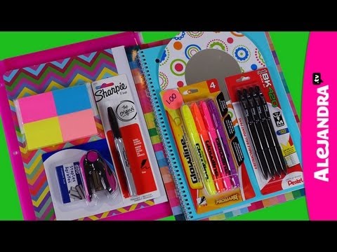 Back to School Supplies Haul 2013-14 - Shopping at Dollar Tree (Part 1 of 3)