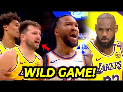 DRAMATIC ENDING! Tinuruan ng leksyon ni Luka ang New York naunahan ng yabang! Lakas ni LeBron!!!