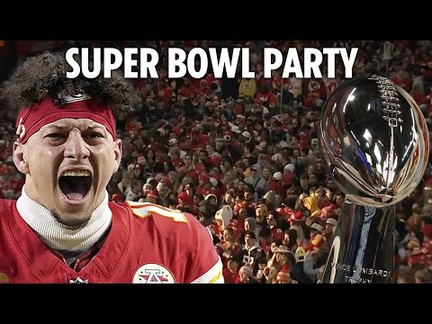 LIVE: Chiefs fans gather as they go for historic 'three-peat' Super Bowl win