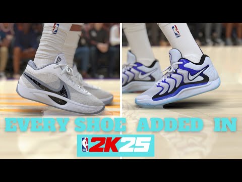 EVERY SHOE ADDED IN NBA2K25