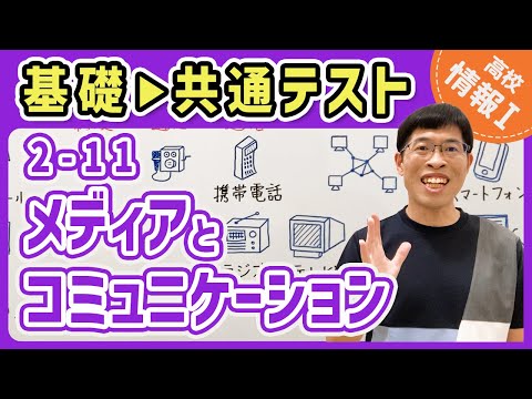 【情報I演習】2-11 メディアとコミュニケーション｜情報1共通テスト対策講座