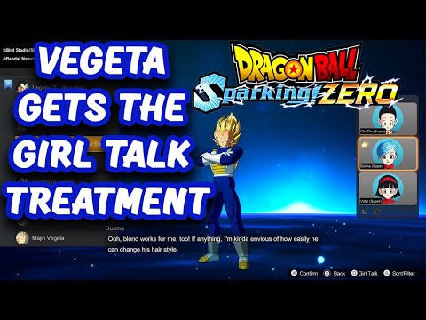 Dragon Ball: Sparking! ZERO-  Girls Talk On Vegeta