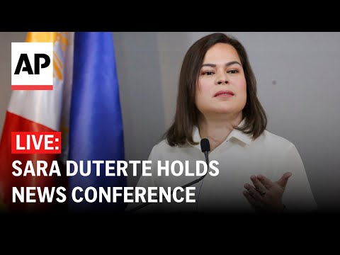 LIVE: Sara Duterte holds press conference following Rodrigo Duterte's ICC hearing