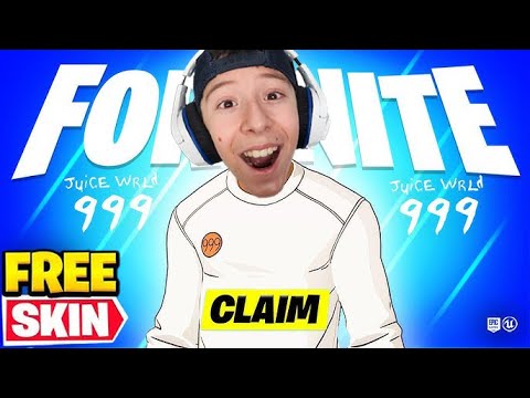 LIVE - Free Juice WRLD Skin in Fortnite!