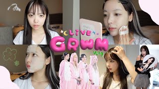 【GRWM】推しに会いに行く日の準備🎤‎⟡.·‎🤍実質デートなんで気合い入れますよっと💙⭐️🦋🌙｜aespa東京ドーム公演