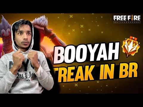 [LIVE] BOOYAH STREAK IN BR RANK 999+