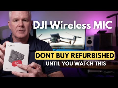 DJI Wireless Mic: Don't Buy Refurbished Until You Watch This  #wirelessmic #dji #djimic #dronevideo