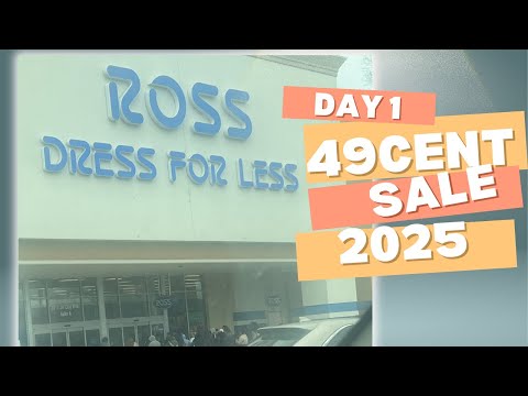 INSANE 49¢ Ross Sale Finds! 🛍️ Crazy Crowds & Epic Deals (Day 1!)