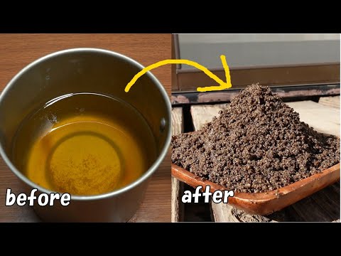 How to reuse used oil for plants