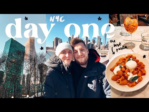 a day in my life (nyc edition) brooklyn bridge + the best dinner spot | new york travel vlog day 1